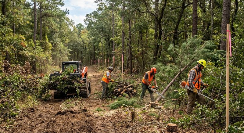 Easement Land Clearing in Houston, TX