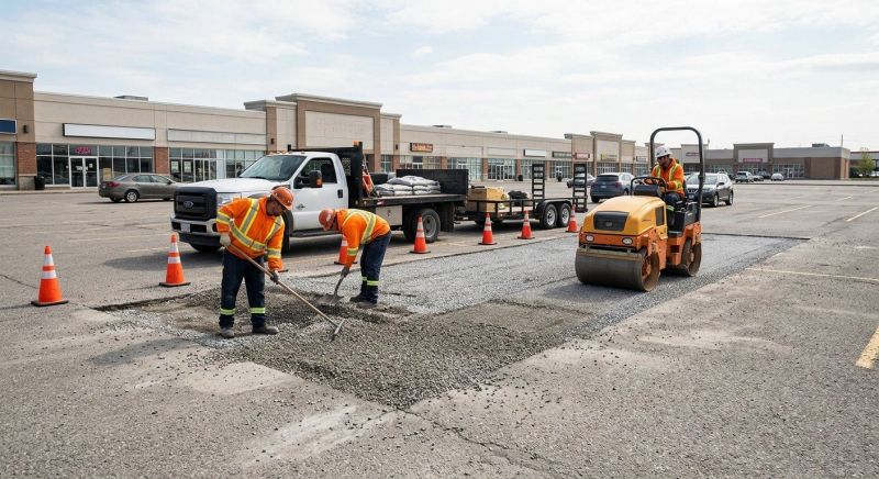 Parking Lot Leveling in South Houston, TX